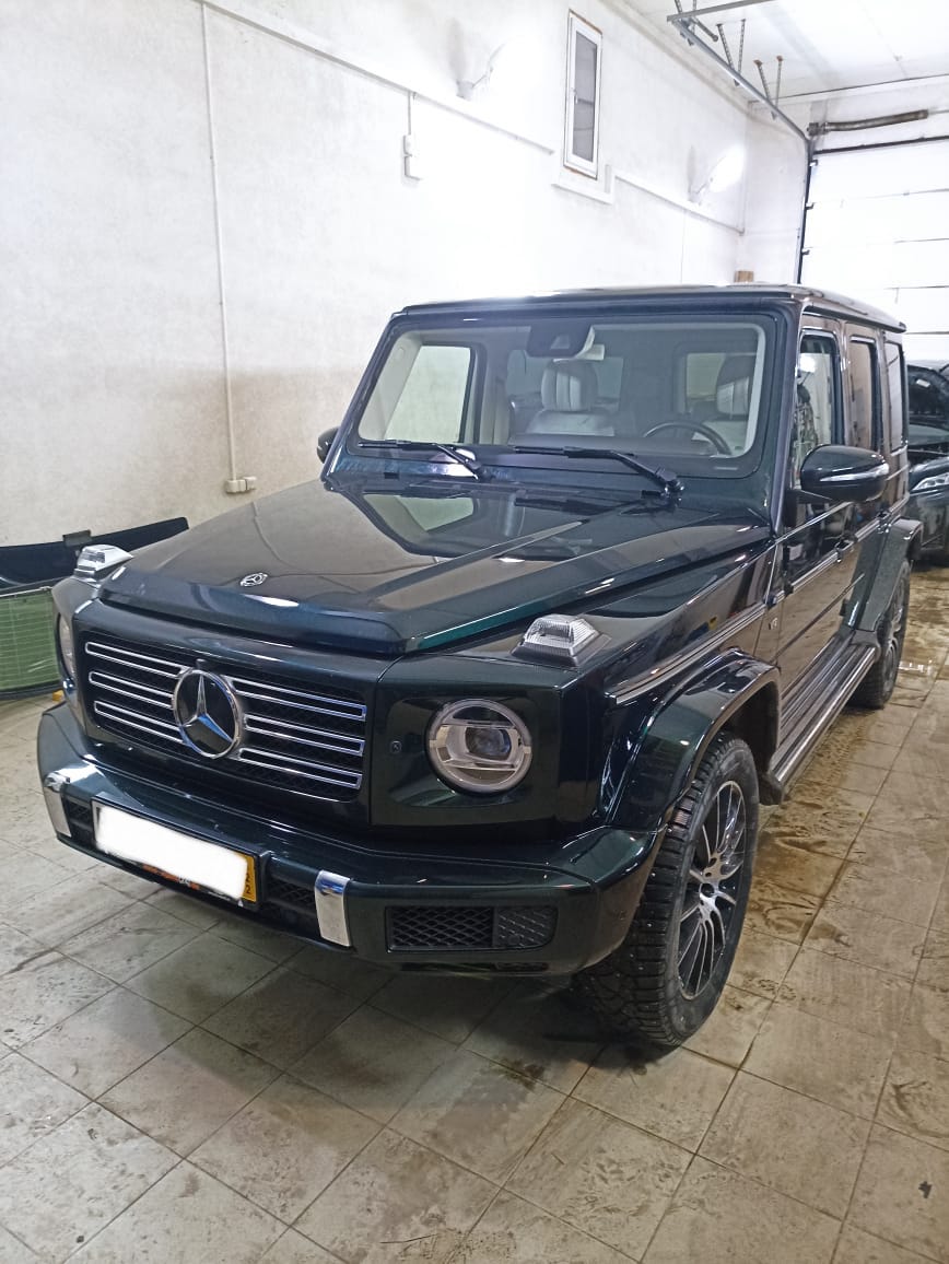 Замена ветрового стекла Mercedes Benz G-class (Гелендваген)