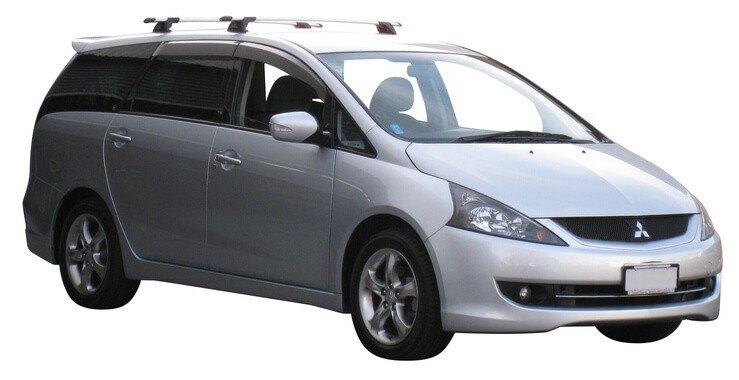 MITSUBISHI GRANDIS II Minivan.,, черное 2003- Боковое_FUYAO ( FYG )_9187