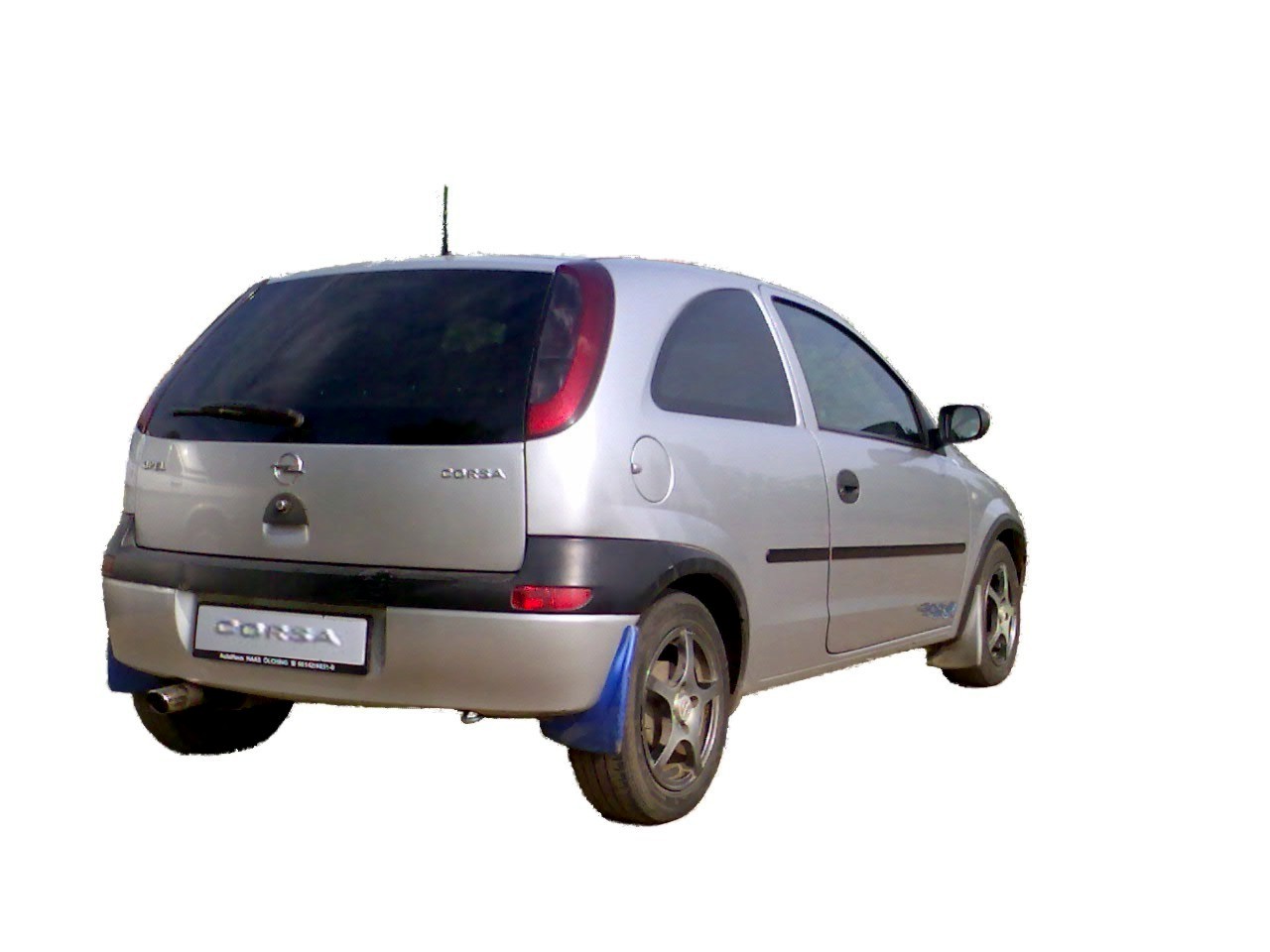 OPEL CORSA C 3D HB,[лев задн кузовн] 2000-2006 Боковое_FUYAO ( FYG )_4431