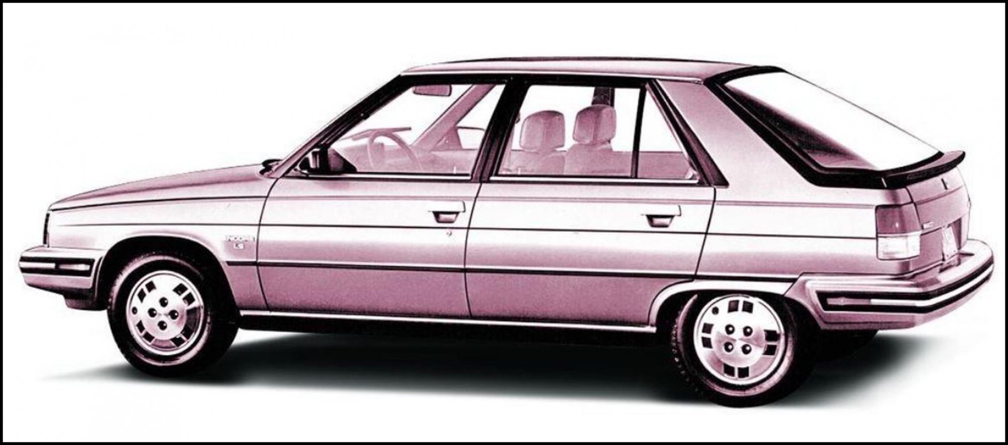 RENAULT 19, 4/5T [лев задн треуг] 1988-2000 Боковое_LUCKYGLASS_4813