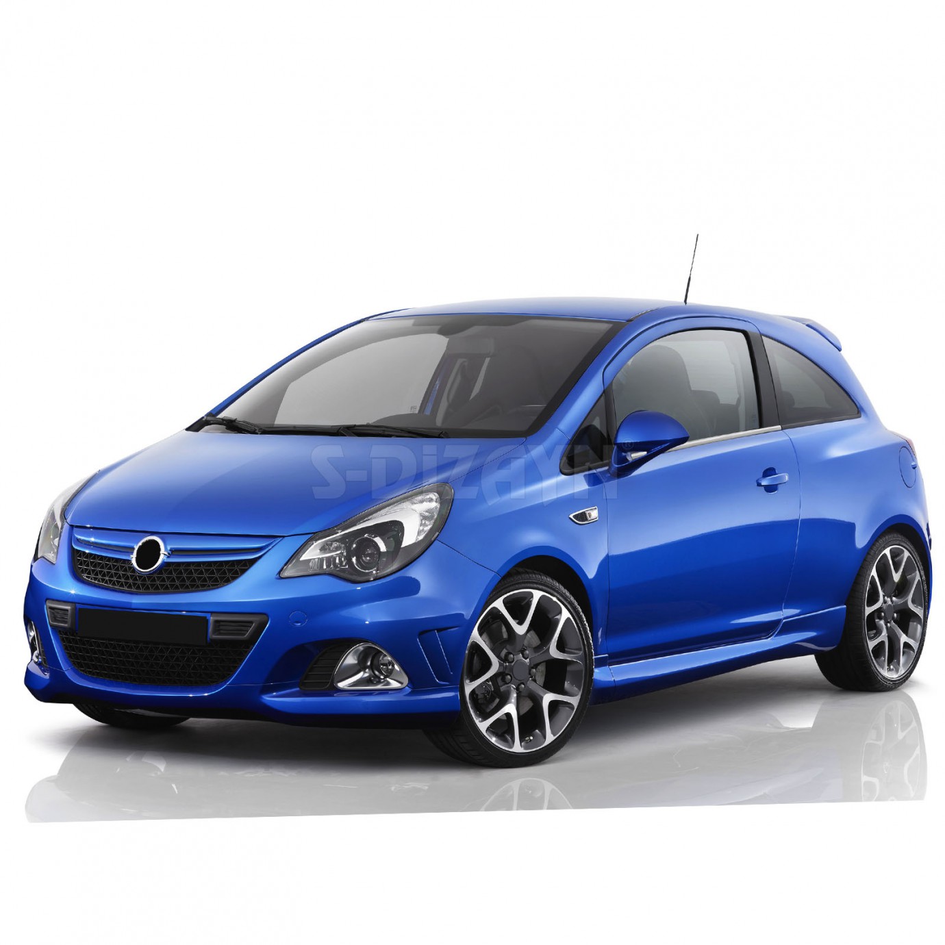 OPEL CORSA D 3D HB, [лев передн] 2007- Боковое_FUYAO ( FYG )_4555