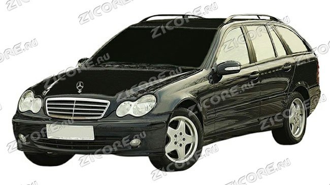 MERCEDES W203 4D Sed.[прав задн] 2000-7/03 Боковое_FUYAO ( FYG )_9050