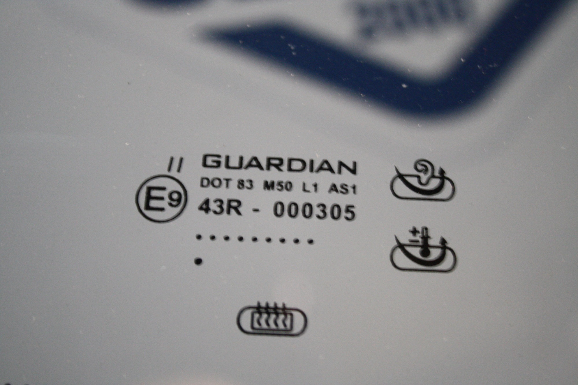 TESLA MODEL S 5D Liftback (атерм+кам+ДД+обогр) 2013- Лобовое_GUARDIAN_12824